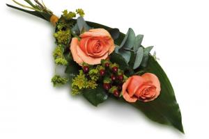Blommor till begravning Södertälje - Kondoleansblommor - handbukett-14